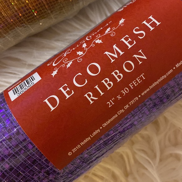 CHRISTMAS DECO MESH Ribbon - Picture 6 of 9